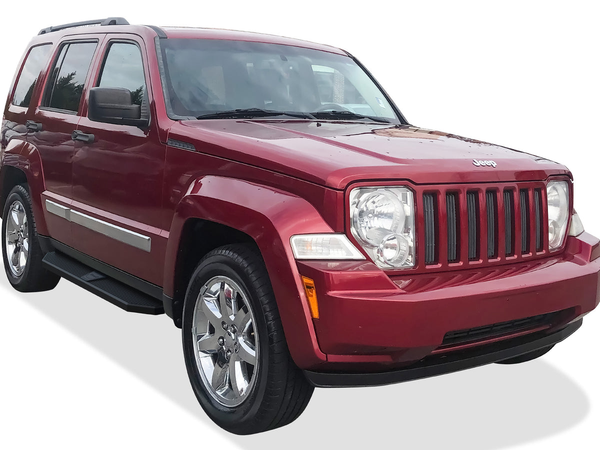 Stainless Steel Both Sides Running Board-H Series 2008-2013 Jeep Liberty IB10PBA9H