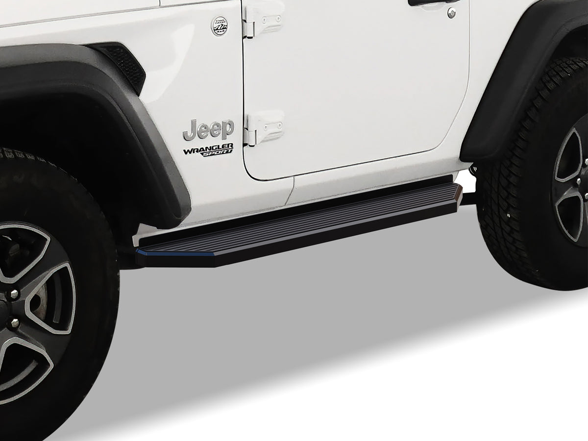 Stainless Steel Both Sides Running Board-H Series 2018-2026 Jeep Wrangler JL 2-Door IB10RAA6H