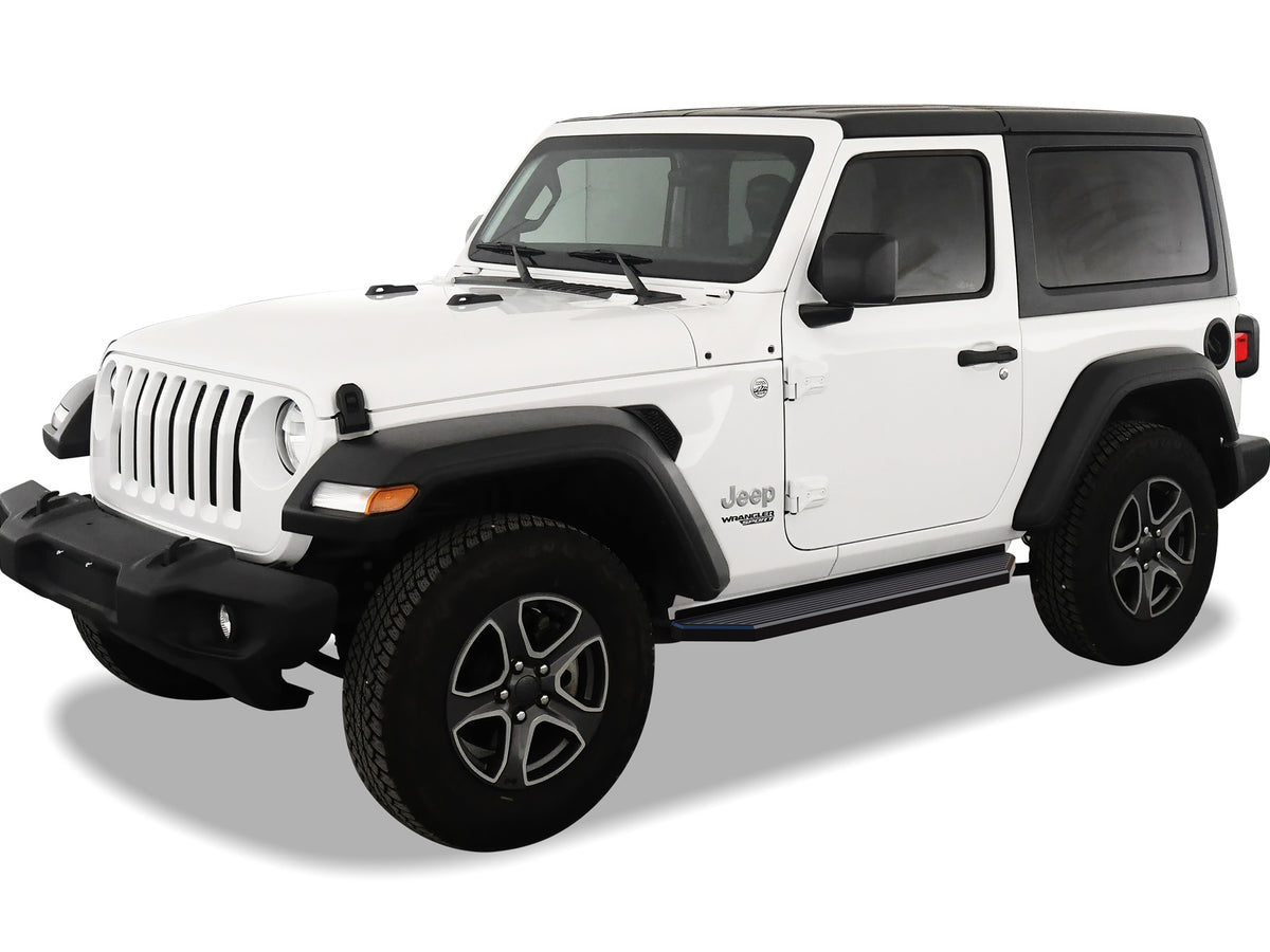 Stainless Steel Both Sides Running Board-H Series 2018-2026 Jeep Wrangler JL 2-Door IB10RAA6H