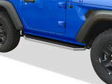 Stainless Steel Both Sides Running Board-H Series 2018-2026 Jeep Wrangler JL 2-Door IB10RAA6Y