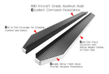 Stainless Steel Both Sides Running Board-H Series 2007-2018 Jeep Wrangler JK 2-Door (Factory sidesteps or rock rails have to be removed) IB10RAJ6Y