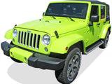 6061 Aircraft Aluminum Both Sides iRunning Board 2007-2018 Jeep Wrangler JK 4-Door(Factory sidesteps or rock rails have to be removed) IB10RAJ7A