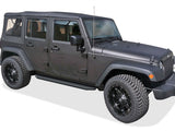 Stainless Steel Both Sides Running Board-H Series 2007-2018 Jeep Wrangler JK 4-Door (Factory sidesteps or rock rails have to be removed) IB10RAJ7H