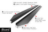 Stainless Steel Both Sides Running Board-H Series 2007-2018 Jeep Wrangler JK 4-Door (Factory sidesteps or rock rails have to be removed) IB10RAJ7Y