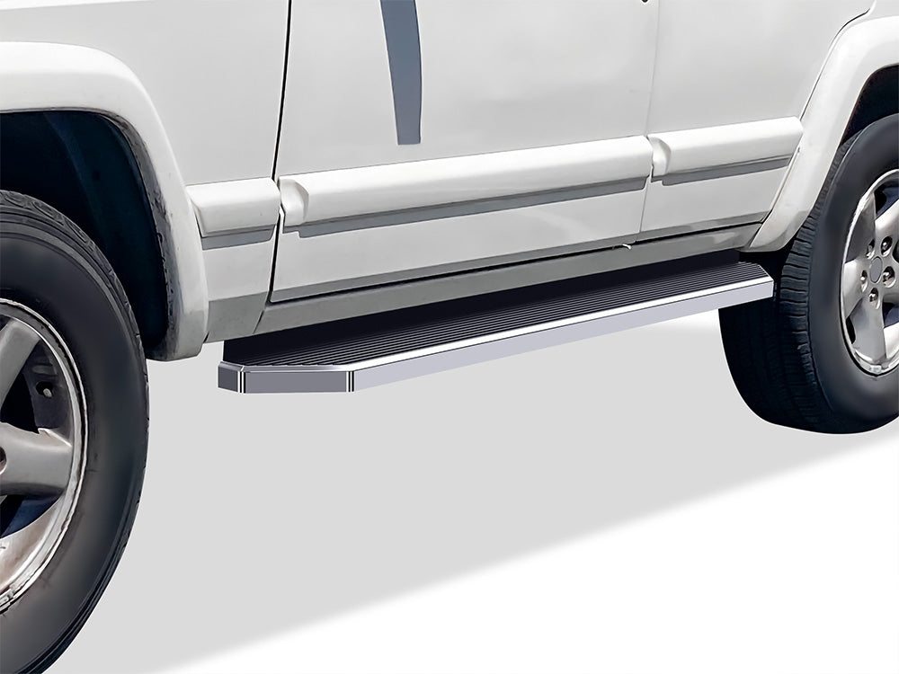 Stainless Steel Both Sides Running Board-H Series 1984-2000 Jeep Cherokee 4-Door ONLY IB10RBA7Y