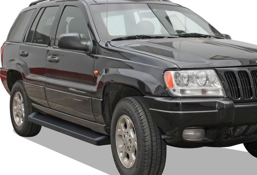 6061 Aircraft Aluminum Both Sides iRunning Board 1999-2004 Jeep Grand Cherokee Laredo ONLY IB10RIF1B