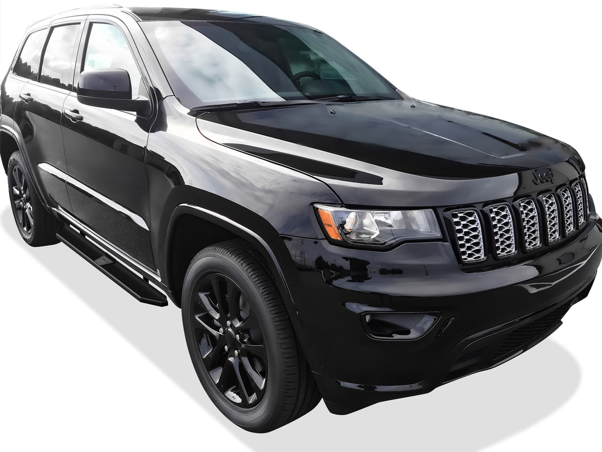 Stainless Steel Both Sides Running Board-H Series 2011-2021 Jeep Grand Cherokee\ Incl. 22 WK & Excl. Limited X, High Altitude, Summit, SRT, SRT8, Trackhawk and Trailhawk IB10RIF4H