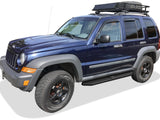 Stainless Steel Both Sides Running Board-H Series 2002-2007 Jeep Liberty (*Without Mudflaps, Factory "Rock Rails" Must Be Removed If Equipped And Cannot Be Reinstalled) IB10RJH1H