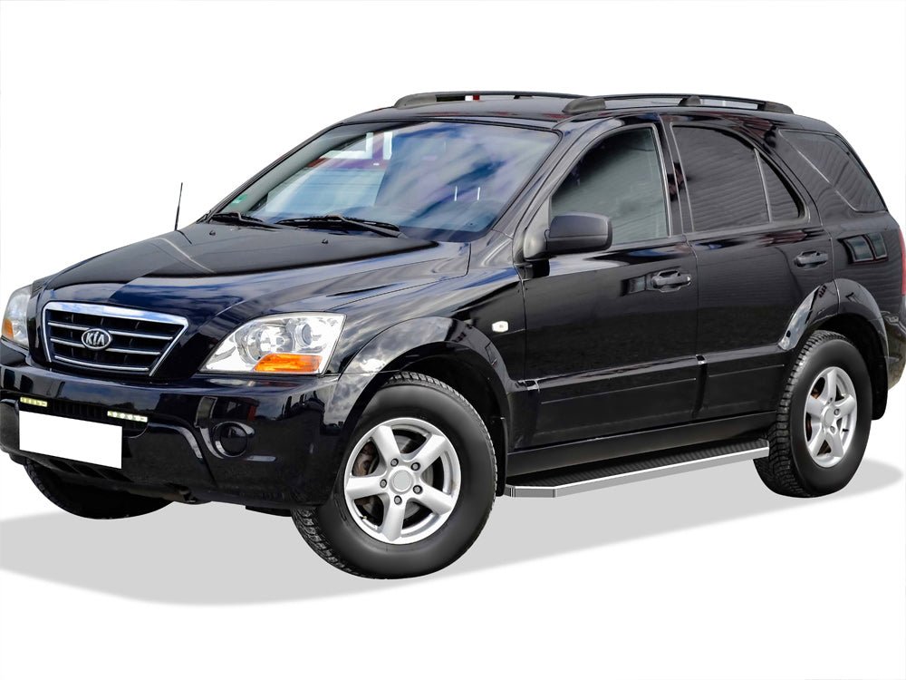 Stainless Steel Both Sides Running Board-H Series 2003-2010 Kia Sorento IB11RAB0Y