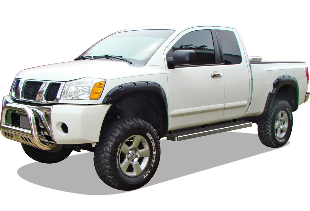 Stainless Steel Both Sides iStep 5 Inch 2004-2024 Nissan Titan King Cab (Exl.2016 Models)\ 2017-2019 Nissan Titan XD King Cab IB14EJD9A