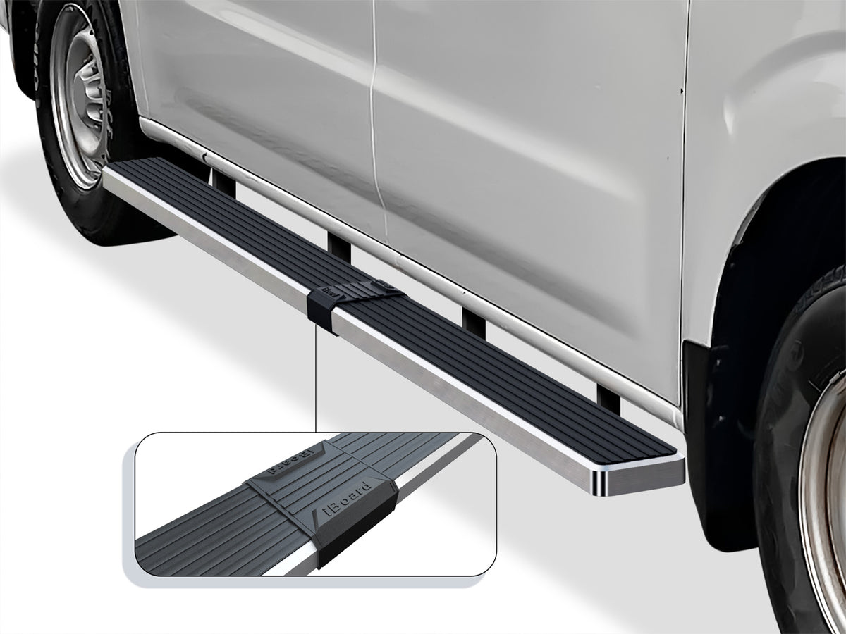 Stainless Steel Both Sides iStep 6 Inch Van 2012-2021 Nissan NV 1500/2500/3500 Van (Full Size) For 3-Door Models Only IB14FDJ7A