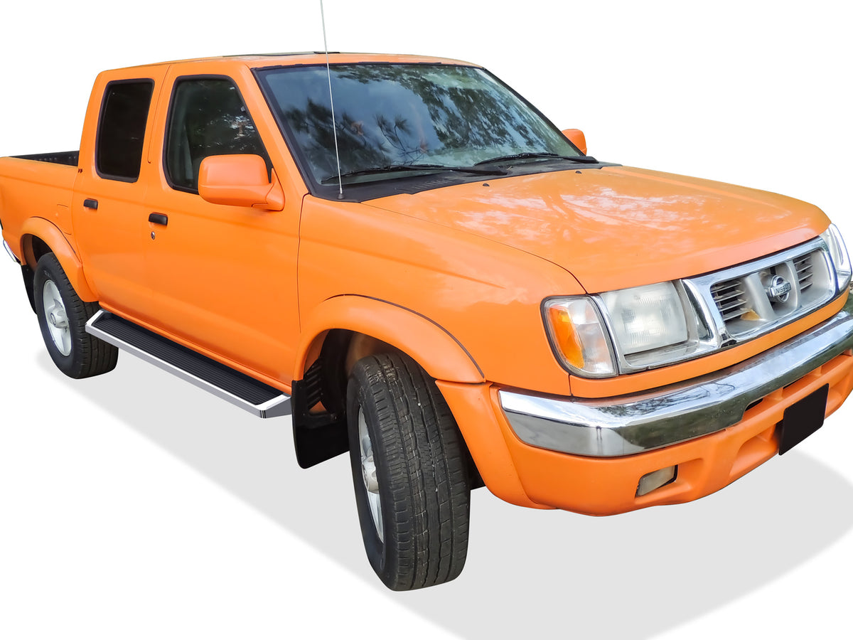 6061 Aircraft Aluminum Both Sides iRunning Board 1999-2004 Nissan Frontier Crew Cab (5ft. Short Bed Only) IB14RBB5A
