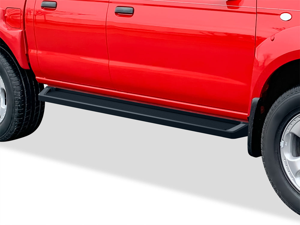 6061 Aircraft Aluminum Both Sides iRunning Board 1999-2004 Nissan Frontier Crew Cab (5ft. Short Bed Only) IB14RBB5B