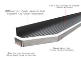 Stainless Steel Both Sides Running Board-H Series 1999-2004 Nissan Frontier Crew Cab (5ft. Short Bed Only) IB14RBB5Y