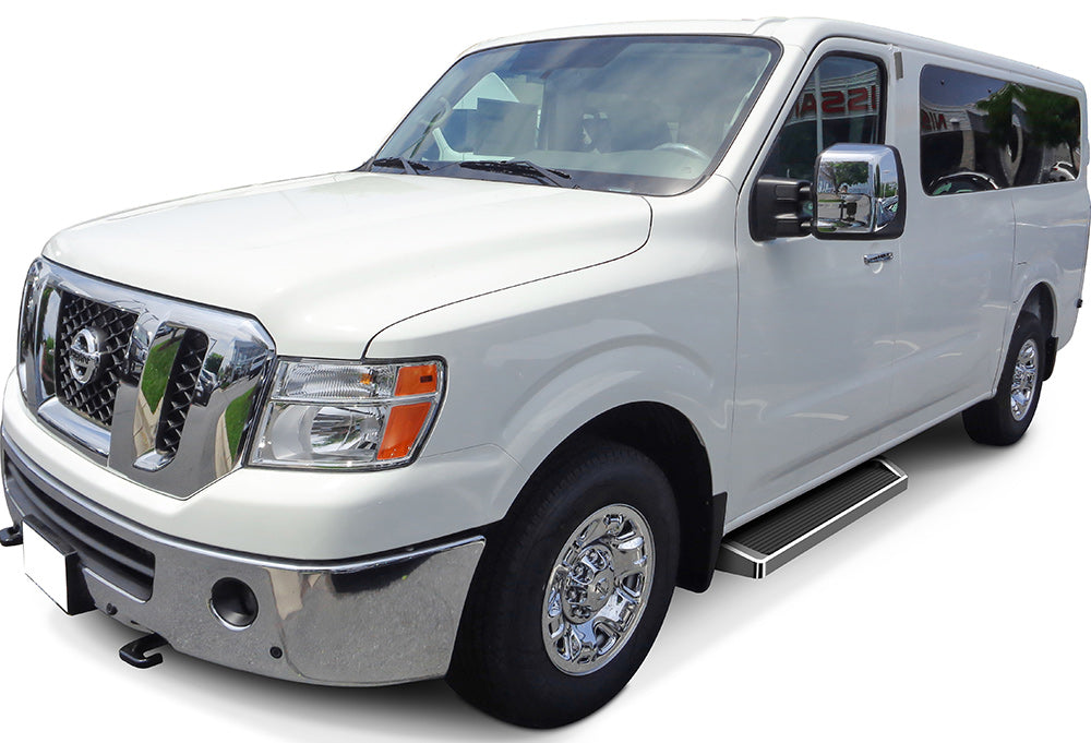 6061 Aircraft Aluminum Both Sides iRunning Board 2012-2021 Nissan NV 1500/2500/3500 Van (Full Size) For 3-Door Models Only IB14RDJ7A
