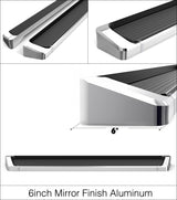 6061 Aircraft Aluminum Both Sides iRunning Board 2005-2026 Nissan Frontier King Cab\ 2005-2012 Suzuki Equator Extra Cab IB14RJI4A