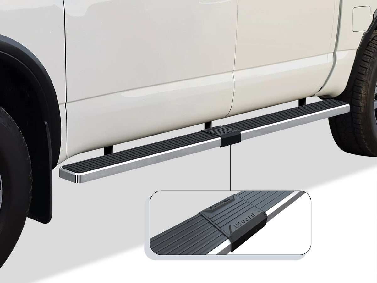 Stainless Steel Both Sides iStep W2W 6 Inch 2004-2024 Nissan Titan Crew Cab (Exl. 2016 Models)\ 2016-2024 Nissan Titan XD Crew Cab\ 5.6 ft Bed IB14SJE0SA