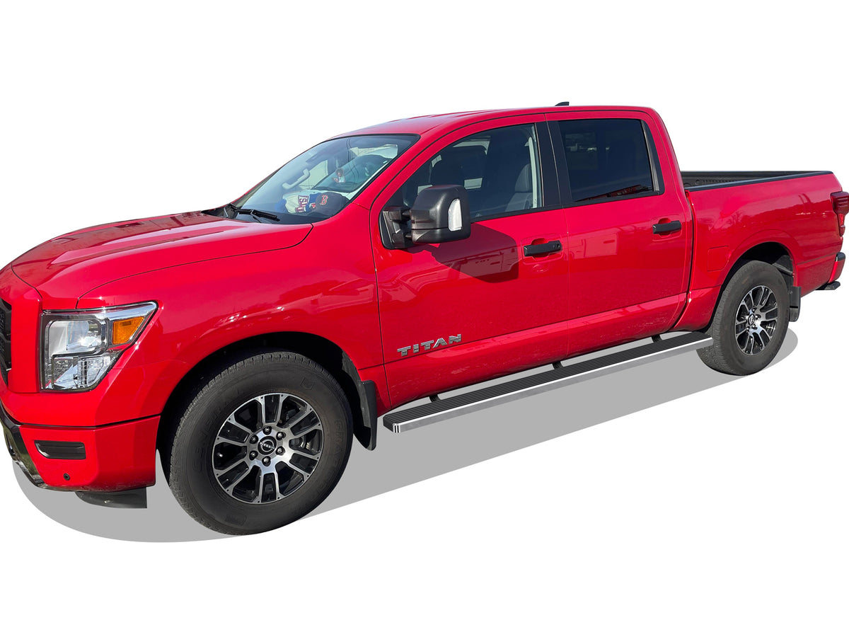 Stainless Steel Both Sides iStep W2W 5 Inch 2005-2026 Nissan Frontier Crew Cab 5 ft Bed IB14WJI5SC