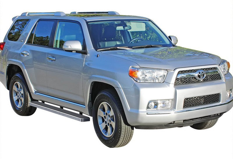 Stainless Steel Both Sides iStep 5 Inch 2010-2013 Toyota 4Runner SR5\ 2010-2024 Toyota 4Runner Limited\ 2019-2024 Toyota 4Runner Nightshade Edition\ (Only fit Models with Lower Rocker Panel Extensions) IB20EBC0A
