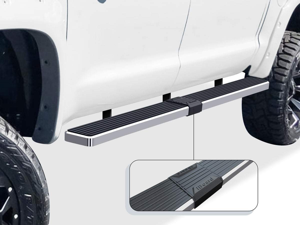 Stainless Steel Both Sides iStep 5 Inch 2007-2021 Toyota Tundra CrewMax Cab IB20EJI8A
