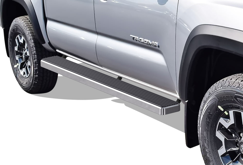 Stainless Steel Both Sides iStep 6 Inch 2005-2023 Toyota Tacoma Double Cab/Crew Cab IB20FJE8A