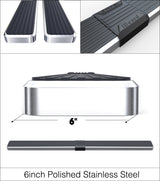 Stainless Steel Both Sides iStep 6 Inch 2007-2021 Toyota Tundra CrewMax Cab IB20FJI8A