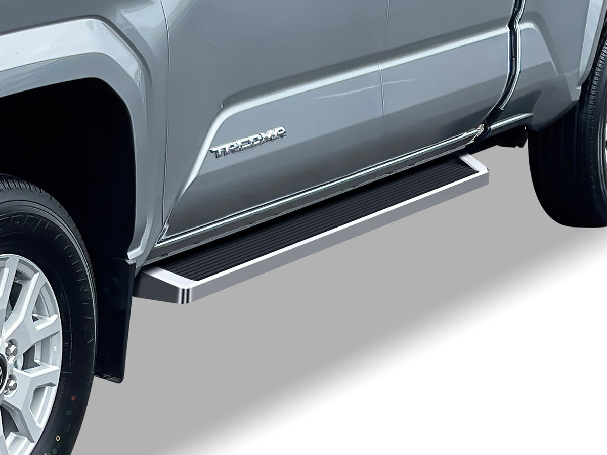 6061 Aircraft Aluminum Both Sides iRunning Board 2024-2026 Toyota Tacoma Double Cab/Crew Cab IB20RAE8A