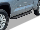 Stainless Steel Both Sides Running Board-H Series 2022-2026 Toyota Tundra Double Cab IB20RBI7H