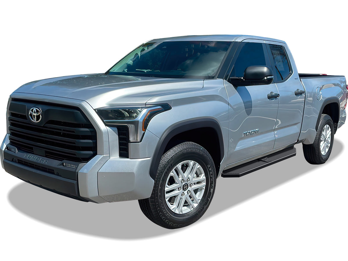 Stainless Steel Both Sides Running Board-H Series 2022-2026 Toyota Tundra Double Cab IB20RBI7H