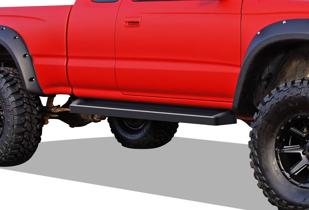 6061 Aircraft Aluminum Both Sides iRunning Board 1995-2004 Toyota Tacoma Extended Cab (4WD or Prerunner 2/4WD) IB20RJE4B
