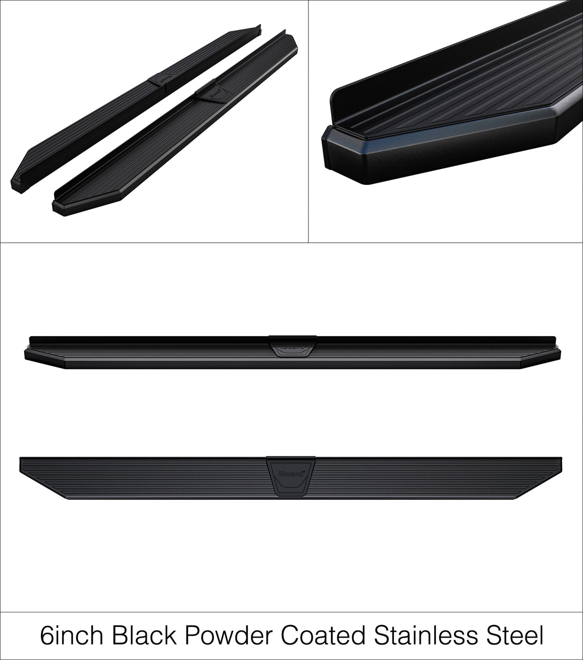Stainless Steel Both Sides Running Board-H Series 1995-2004 Toyota TACOMA Extended Cab\ (4WD Or Prerunner 2/4WD) IB20RJE4H