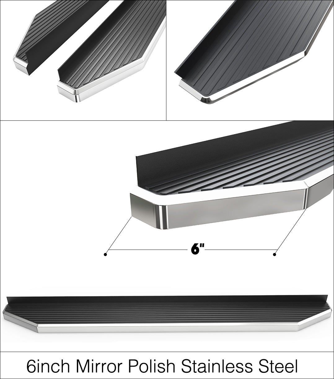 Stainless Steel Both Sides Running Board-H Series 2003-2009 Toyota 4Runner IB20RJH2Y