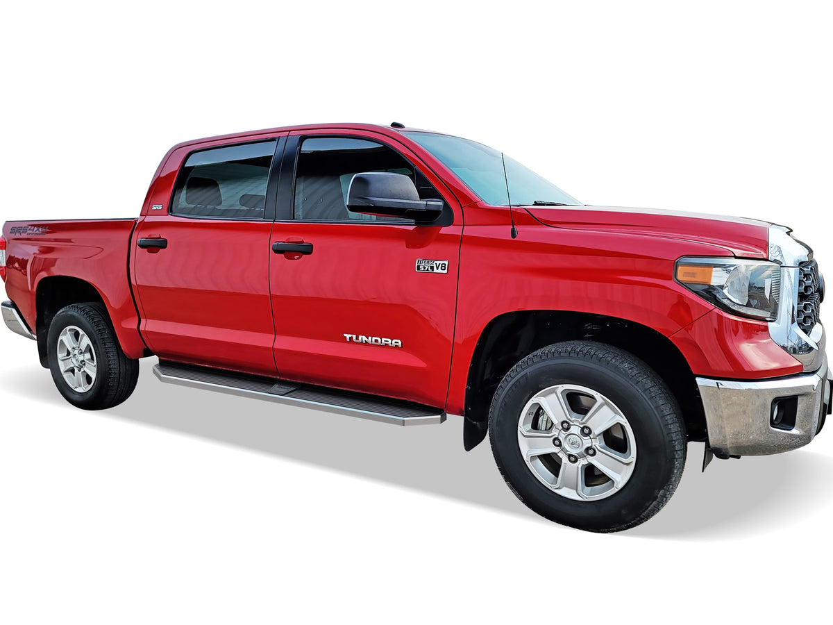 Stainless Steel Both Sides Running Board-H Series 2007-2021 Toyota Tundra CrewMax Cab IB20RJI8Y