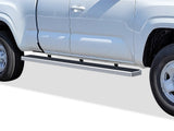 Stainless Steel Both Sides iStep W2W 6 Inch 2005-2023 Toyota Tacoma Extended/Access Cab 6 ft Bed IB20SJE6LC