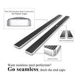 Stainless Steel Both Sides iStep W2W 5 Inch 2005-2023 Toyota Tacoma Double Cab/Crew Cab 5 ft Bed IB20WJE8SC