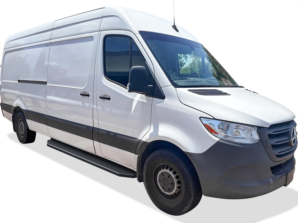 Stainless Steel Both Sides Running Board-H Series 2016-2023 Mercedes-Benz Metris Cargo Van\ For 3-Door Models Only IB26RDJ6H