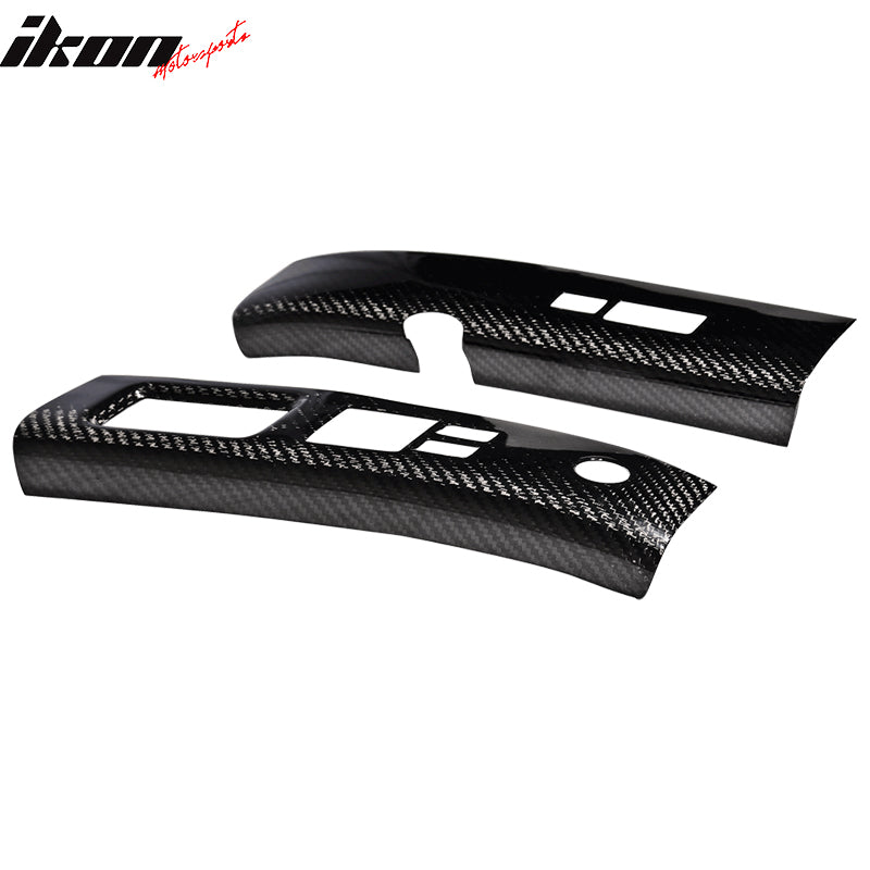 2003-2005Â Nissan 350Z Interior Door Switch Trim Covers Carbon Fiber