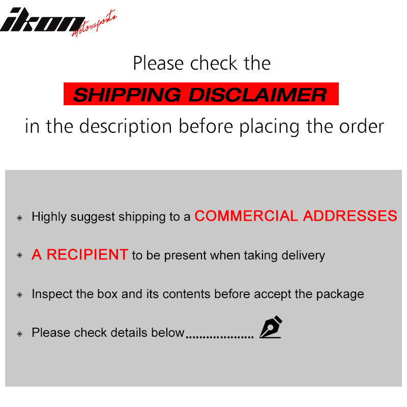 2014-2019 Chevy Corvette C7 ZR1 Style Black Front Bumper + CF Splitter