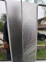 Topographic B Pillar Overlays - 2024+ Tacoma Double Cab / 2025+ 4Runner