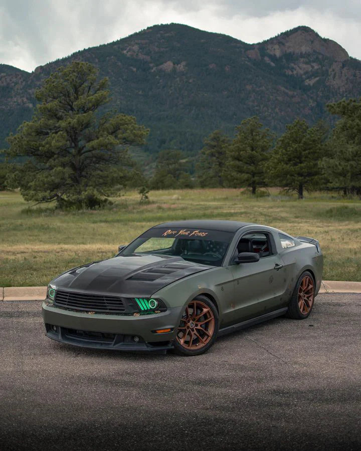 NTXGlow S550 Style RGB Headlights (2010-2012 Ford Mustang)