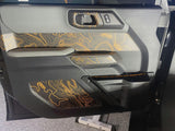 Topo Front Interior Upper Door Card Insert Overlays (Printed Series) - 2021+ Bronco 4 Door