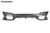 2018-2023 BMW F90 M5 D3 Style Carbon Fiber Rear Lip w/ Caps