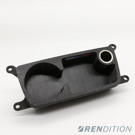 BMW E9X FRONT CUPHOLDER + 12V SOCKET - K2 Industries