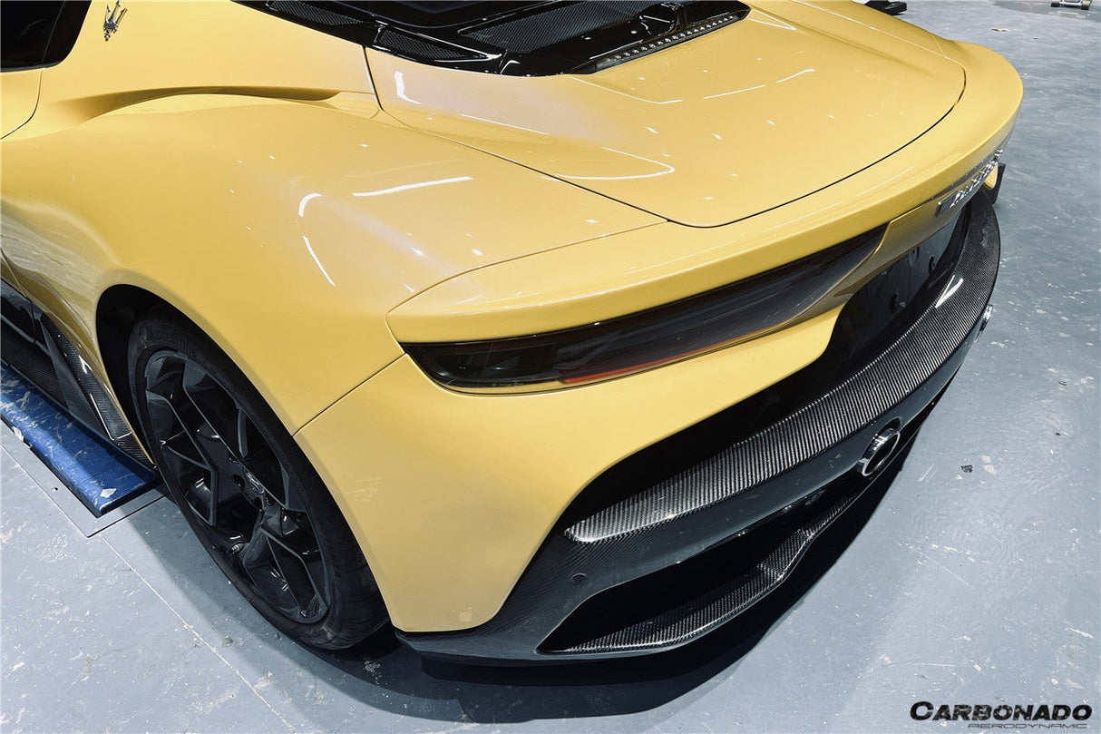 2020-UP Maserati MC20 MCPura OEM Style DRY Carbon Fiber Rear Lip Diffuser