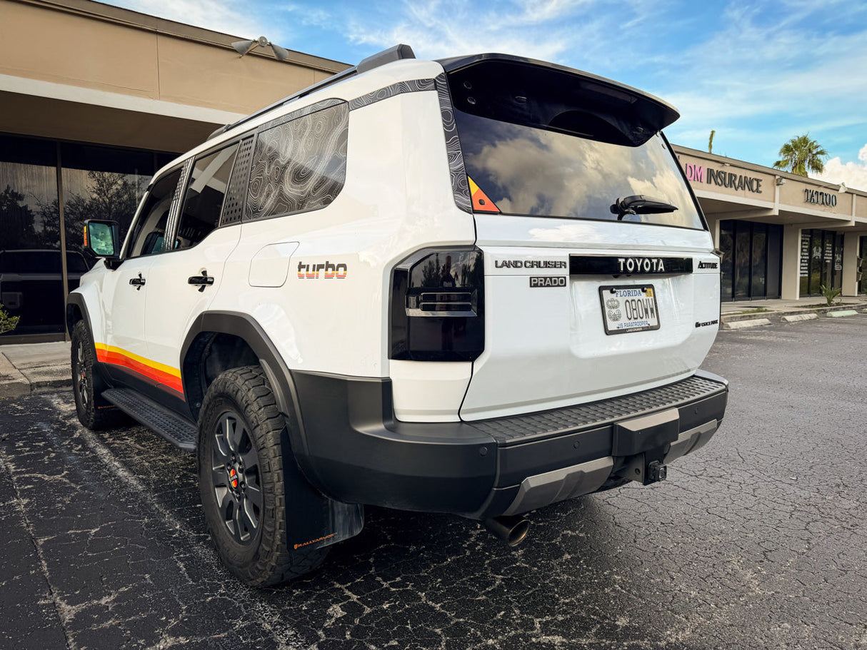 Acrylic Hitch Fade Fix Plate - 2024+ Land Cruiser