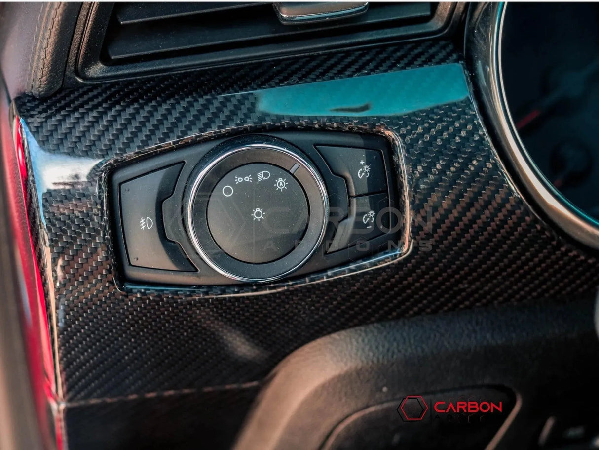 Mustang 2015-2023 Hard Carbon Fiber Driver Side Dashboard Trim Covers