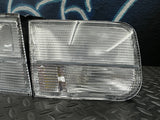 1996-2000 Honda Civic 2d Coupe Ek Jdm Clear 4pcs Rear Tail Light