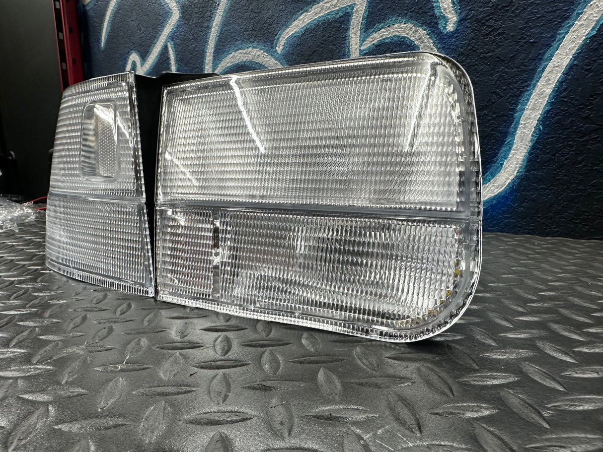 1996-2000 Honda Civic 2d Coupe Ek Jdm Clear 4pcs Rear Tail Light