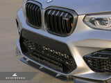 AutoTecknic Dry Carbon Fiber Bumper Trim - BMW F97 X3M | F98 X4M Pre-LCI