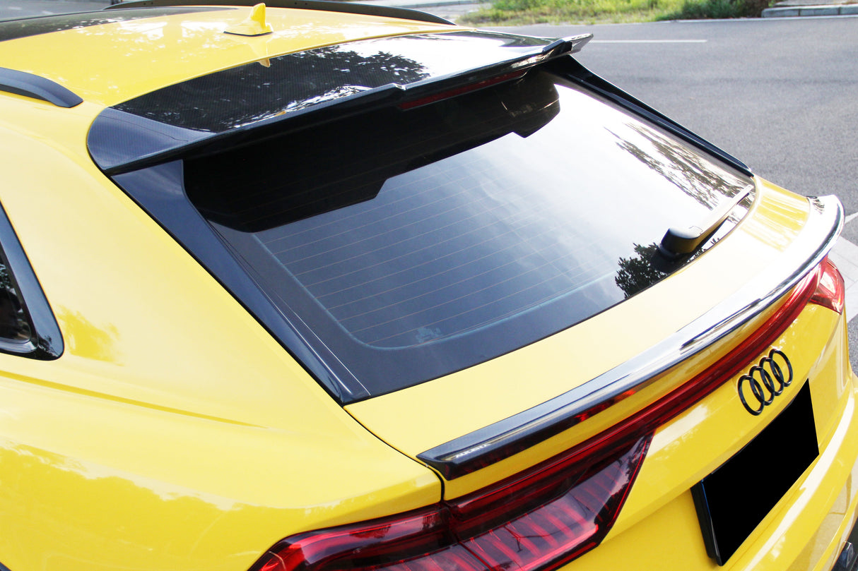 2019-2023 Audi Q8  SQ8  RSQ8 AD Style Dry Carbon Fiber Trunk Spoiler